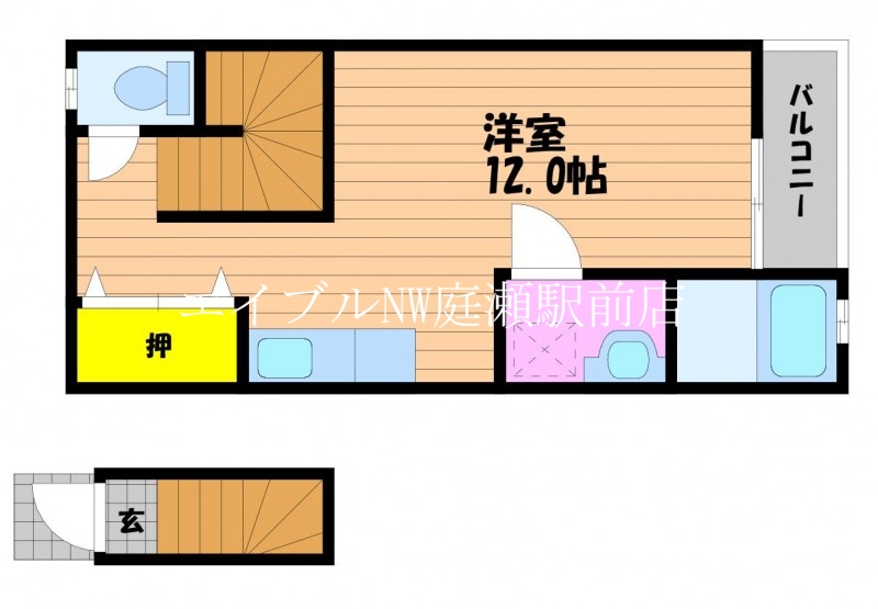 リバーサイド藤田Ａ棟の間取り