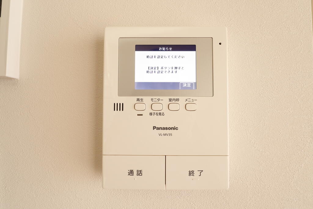 セキュリティ　モニターフォン付きです♪