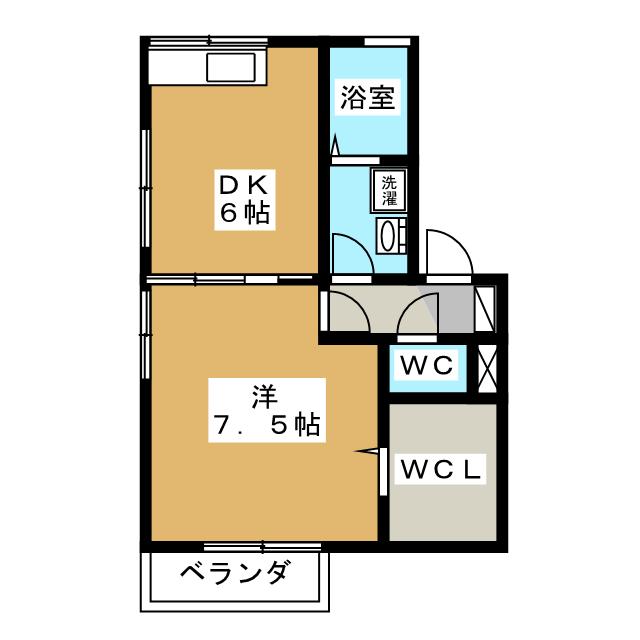 クレールＡ・Ｂの間取り