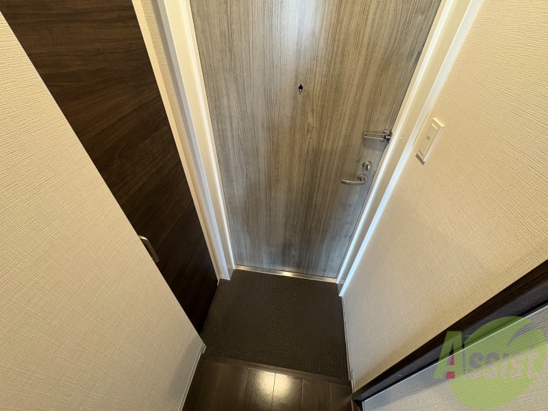 玄関　シンプルな玄関です。広さも問題なく立ち回れます。