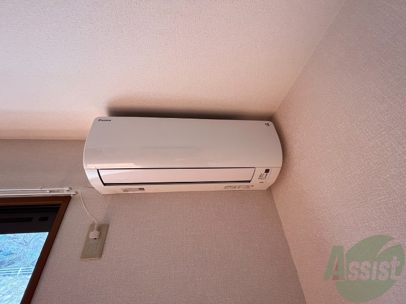 その他設備　エアコンが付いています。どの季節も快適に過ごせそうですね。