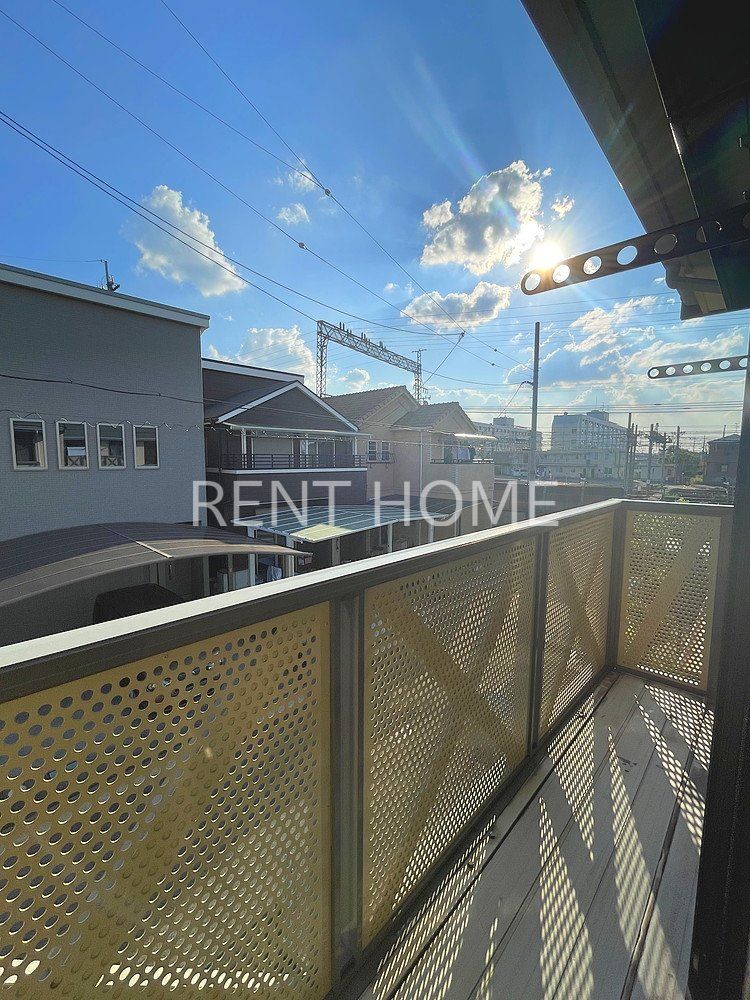 バルコニー　庭