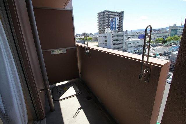 バルコニー　洗濯物も良く乾きますよ。
