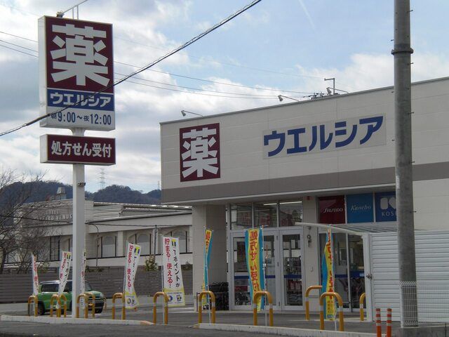 ドラックストア　ウェルシア　大津唐崎店（ドラッグストア）まで550m