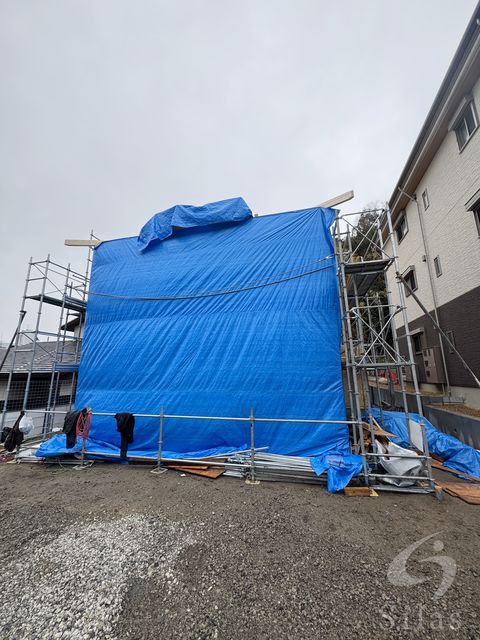 建物外観　建築中