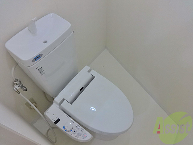 トイレ　ウォシュレットで清潔に。