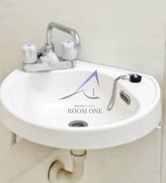 洗面設備　洗面台です。