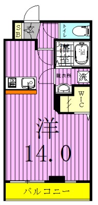 CRESCENT COURT ~クレセントコート~の間取り写真