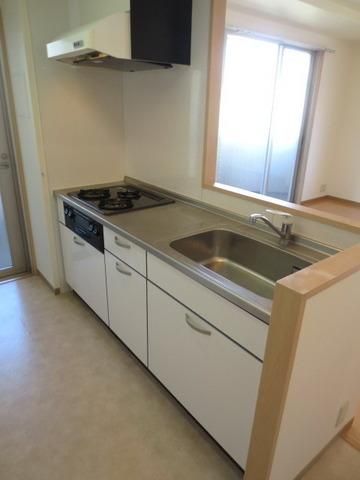 キッチン　★3口ガスシステムキッチン★対面型★