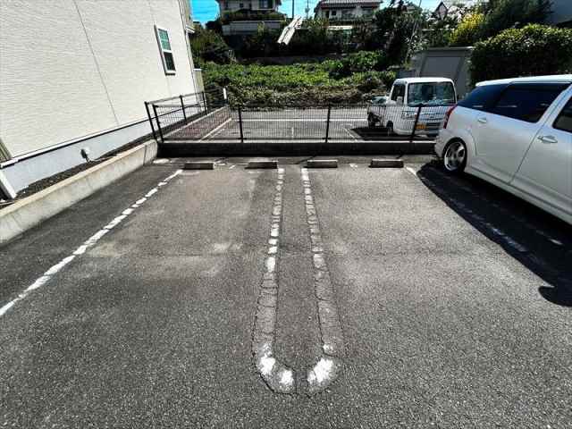 駐車場　眺望