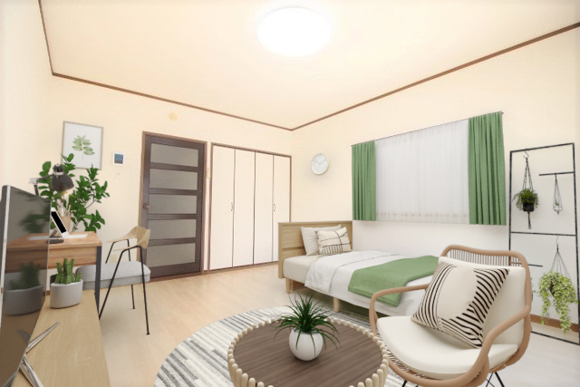 居室・リビング　家具や小物はＣＧにて合成しています。