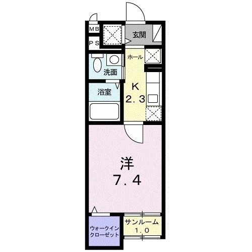 クレメント中浦和の間取り写真