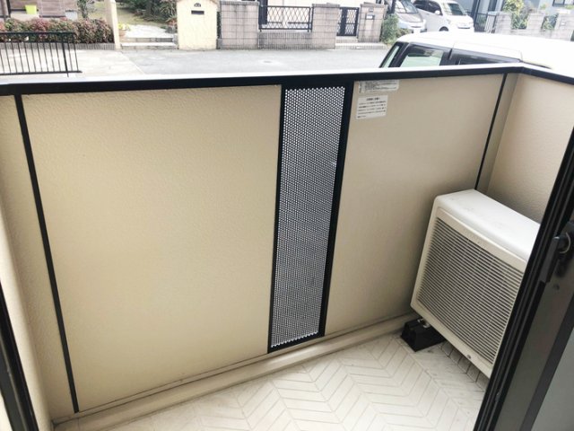 バルコニー　落ち着いた時間を過ごせるバルコニーです