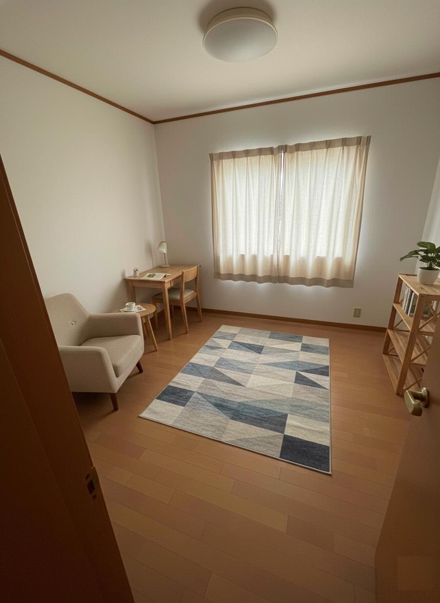 居室・リビング　採光のとれたお部屋。インテリア次第でおしゃれな空間になります