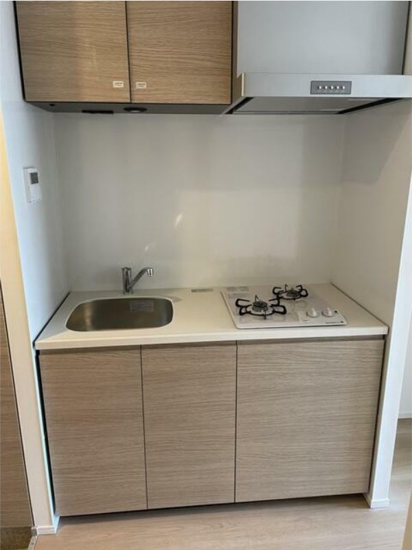 その他設備　システムキッチン二口ガスコンロ