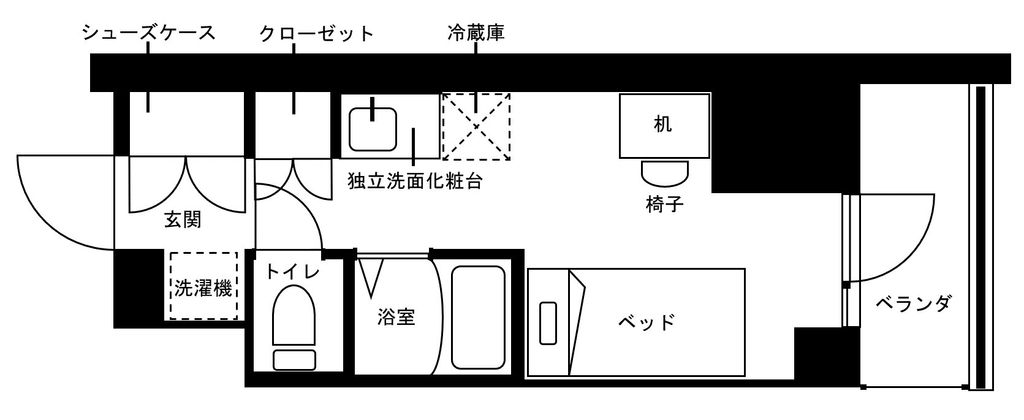 Miraiフォレスタ仙台青葉通の間取り写真