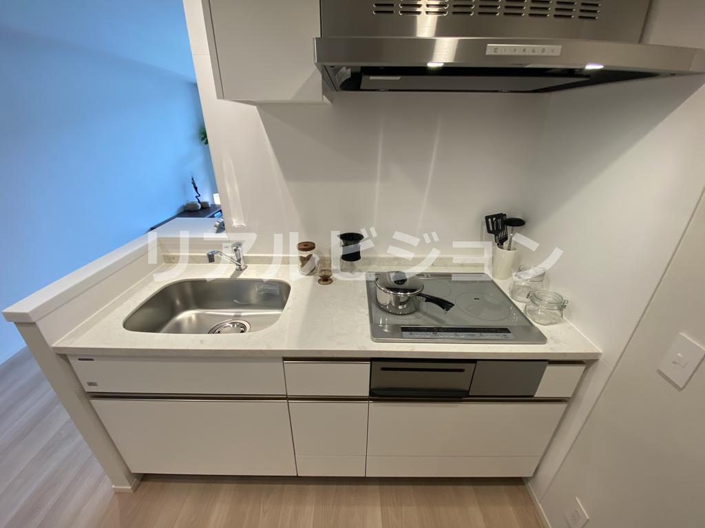 キッチン　モデルルームです。