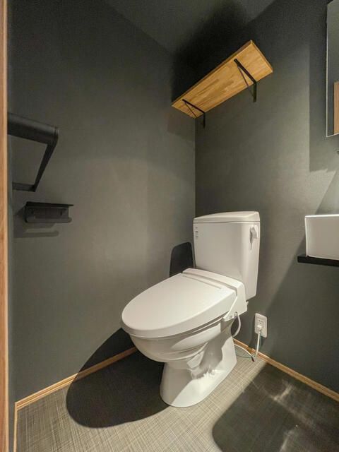 トイレ　ゆったりとした空間のトイレです