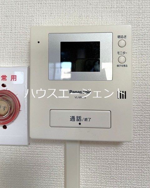 セキュリティ　ＴＶ付インターフォンです。安心です。