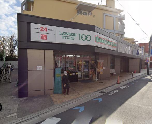 コンビニ　ローソンストア１００（コンビニ）まで691m