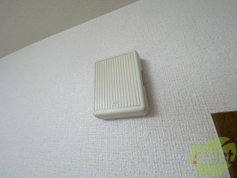 セキュリティ　来客時にはこちらのチャイムが鳴りますよ。