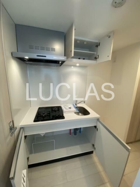 キッチン　2口コンロでお料理もはかどります♪