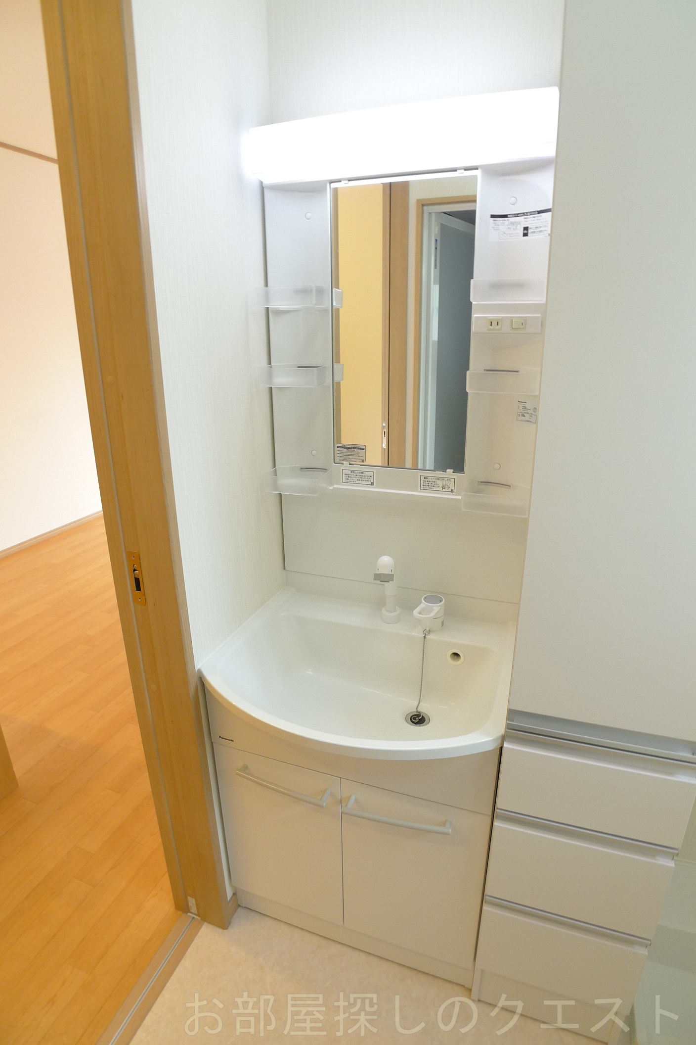 洗面設備　写真は同施工会社モデル