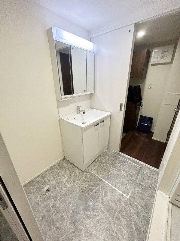 洗面設備　洗面所です