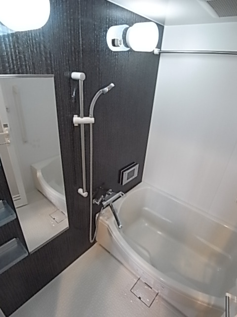 バス・シャワールーム　２人でも十分入浴できる広々なお風呂です