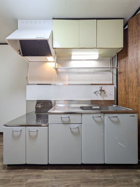 キッチン　ガスコンロ設置可