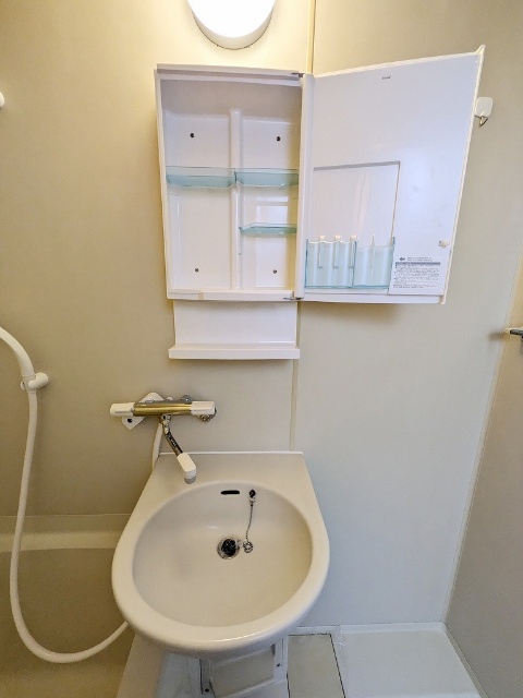 洗面設備　浴室内洗面