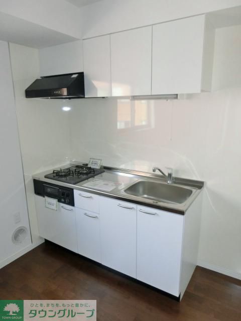 キッチン　２口システムキッチンです