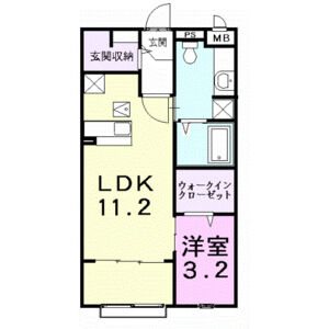 ハートベイルCの間取り写真