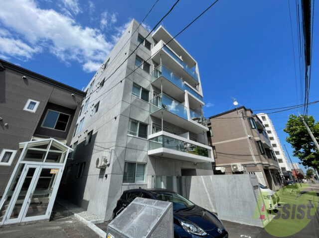建物外観　札幌市北区北十九条西「ポプラ館北大前」