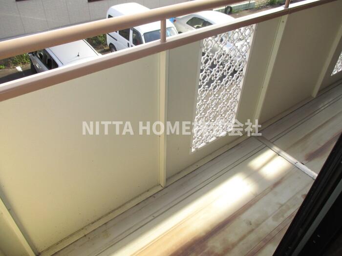 バルコニー　南向きのバルコニーで日当たり良好◎