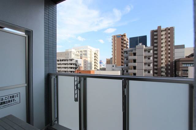 バルコニー　バルコニーからの景観です。