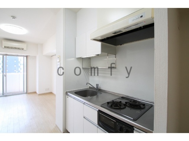 キッチン　システムキッチン二口コンロ