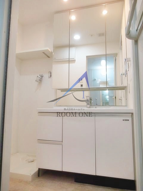 洗面設備　洗面台です。