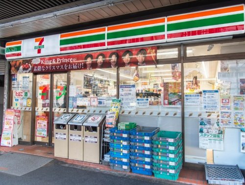 コンビニ　セブンイレブン 江東門前仲町店（コンビニ）まで485m