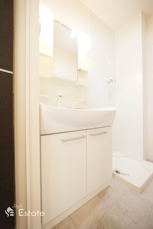 洗面設備　洗面脱衣所　シャンプードレッサー　室内洗濯機置場