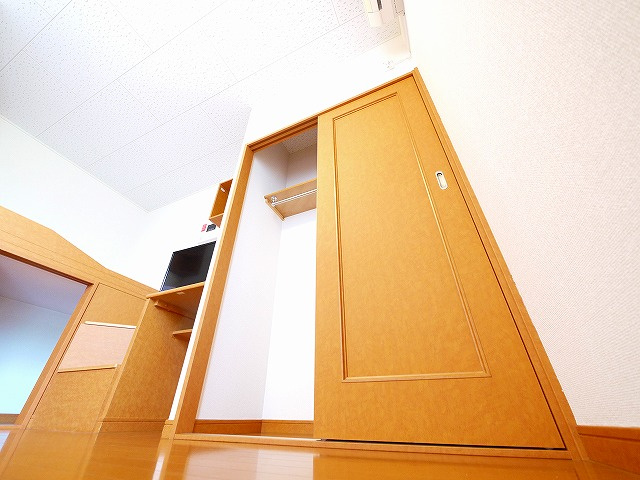 収納　たっぷりとした収納スペースです