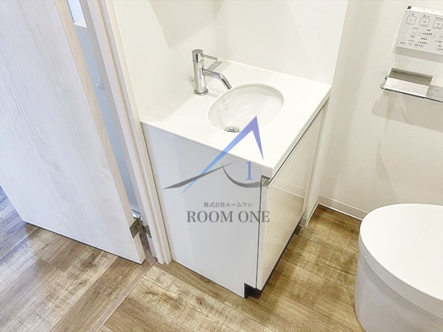 洗面設備　洗面台です。