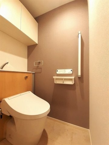 トイレ　ゆったりとした空間のトイレです