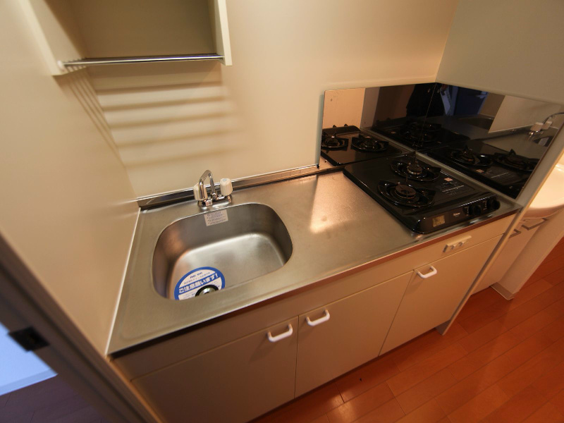 キッチン　システムキッチン（ガス2口コンロ付）