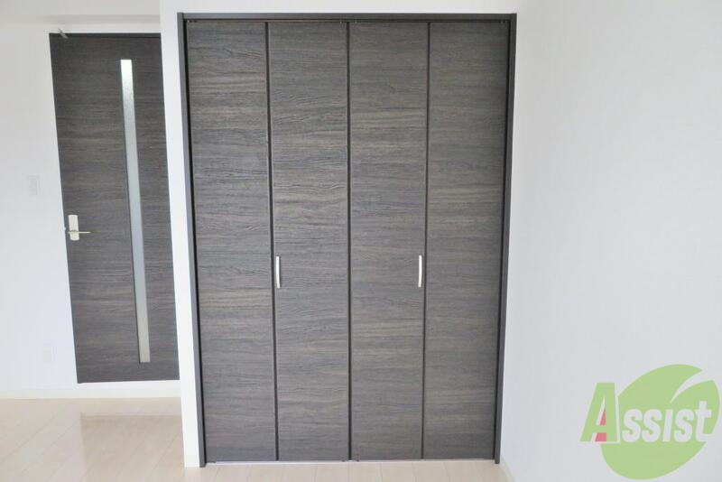 収納　収納はちょっとオシャレな感じですね。