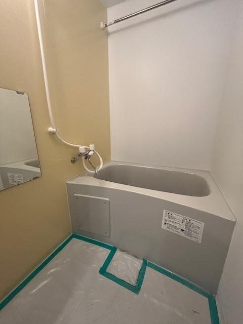 バス・シャワールーム　建築施工時のお写真です。