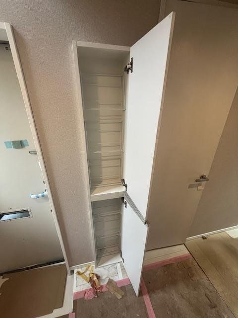 収納　建築施工時のお写真です。