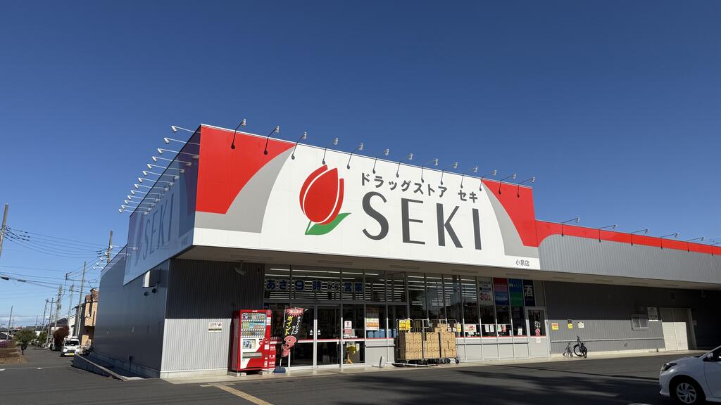 ドラックストア　ドラッグストアセキ小泉店（ドラッグストア）まで293m