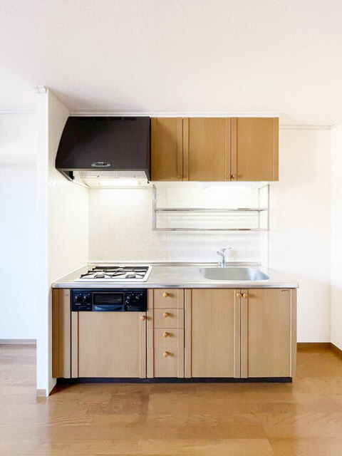 キッチン　グリル付きシステムキッチン