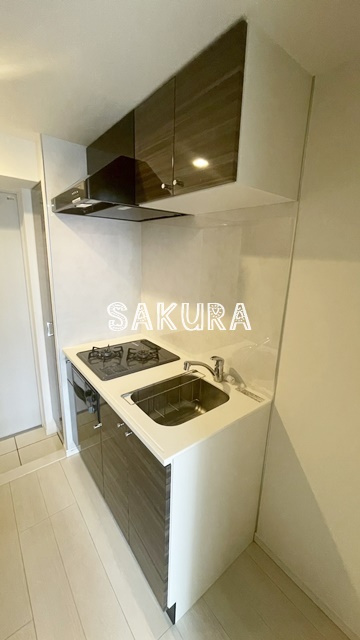 キッチン　嬉しいグリル付き2口ガスキッチン♪